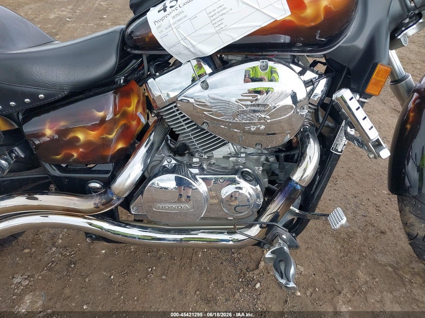 2007 Honda Vt750 VIN JH2RC530X7M001304 IAAI salvage auction — SIDE, Clear (Michigan), sold $150 on 2026-07-28 (photo 8)