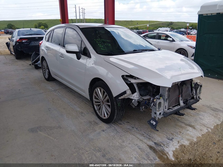 2013 Subaru Impreza VIN JF1GPAH63D2807556 IAAI salvage auction — FRONT END, Salvage Title, sold $600 on 2026-07-28 (photo 1)