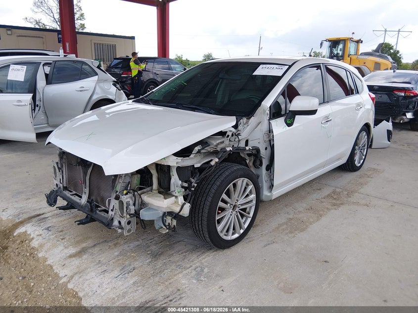 2013 Subaru Impreza VIN JF1GPAH63D2807556 IAAI salvage auction — FRONT END, Salvage Title, sold $600 on 2026-07-28 (photo 2)