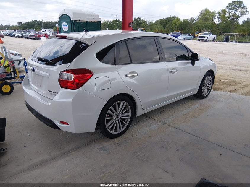 2013 Subaru Impreza VIN JF1GPAH63D2807556 IAAI salvage auction — FRONT END, Salvage Title, sold $600 on 2026-07-28 (photo 4)