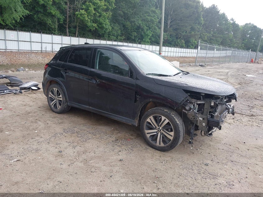 2021 Mitsubishi Outlander VIN JA4ARUAUXMU017979 IAAI salvage auction — FRONT END, Salvage (Georgia), sold $4,050 on 2026-07-11 (photo 1)