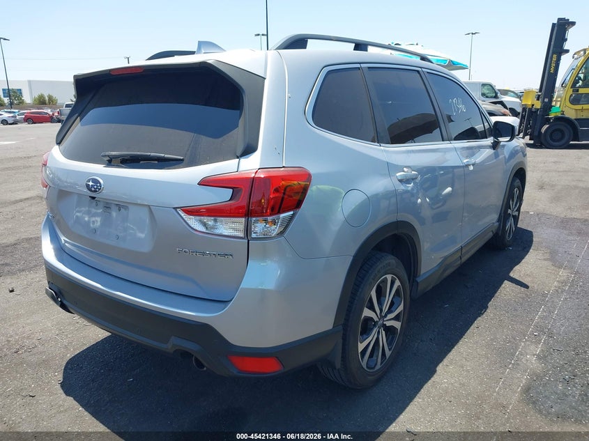 2019 Subaru Forester VIN JF2SKAUC3KH587779 IAAI salvage auction — LEFT FRONT, Salvage Title, sold $2,400 on 2026-07-31 (photo 4)