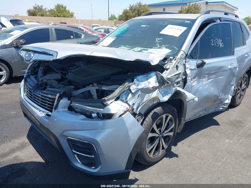 2019 Subaru Forester VIN JF2SKAUC3KH587779 IAAI salvage auction — LEFT FRONT, Salvage Title, sold $2,400 on 2026-07-31 (photo 6)