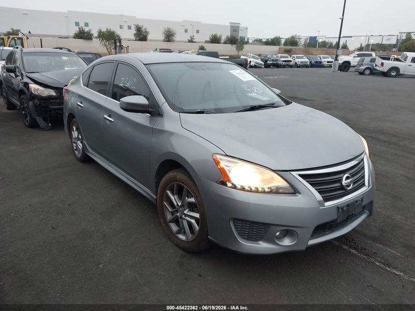 2014 Nissan Sentra VIN 3N1AB7APXEY318596 IAAI salvage auction — REAR END, Salvage Certificate (California), sold $900 on 2026-07-24 (photo 1)