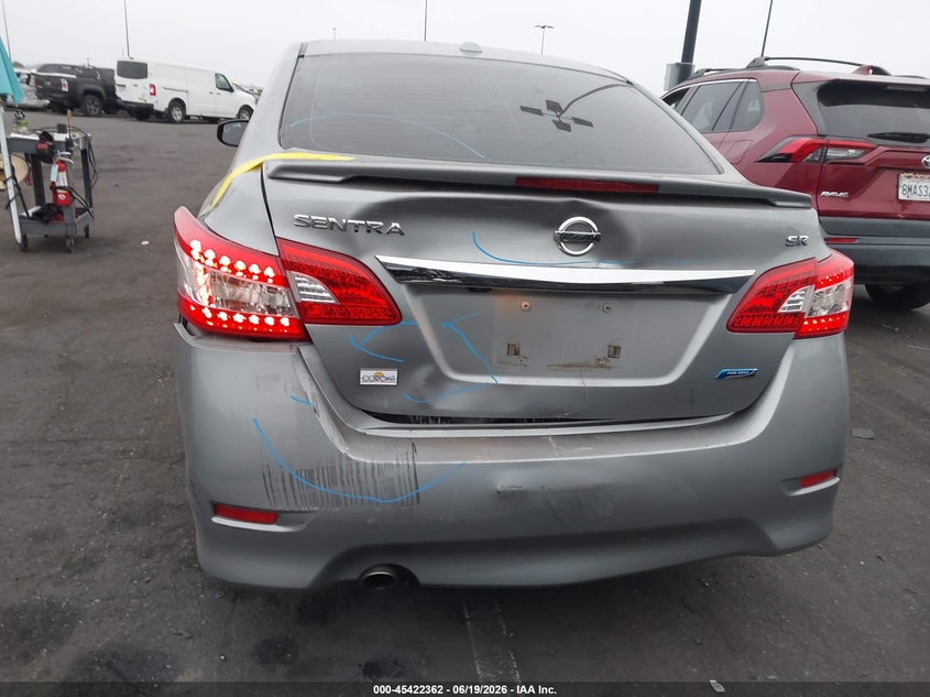 2014 Nissan Sentra VIN 3N1AB7APXEY318596 IAAI salvage auction — REAR END, Salvage Certificate (California), sold $900 on 2026-07-24 (photo 6)