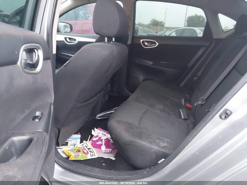 2014 Nissan Sentra VIN 3N1AB7APXEY318596 IAAI salvage auction — REAR END, Salvage Certificate (California), sold $900 on 2026-07-24 (photo 8)