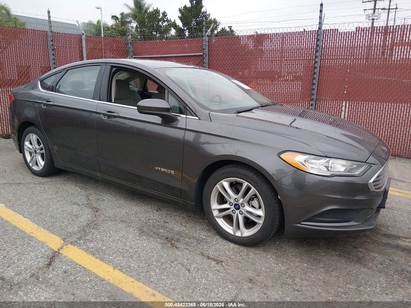 2018 Ford Fusion VIN 3FA6P0UU3JR278918 IAAI salvage auction — NORMAL WEAR, Sf97 (California), sold $9,700 on 2026-07-28 (photo 1)
