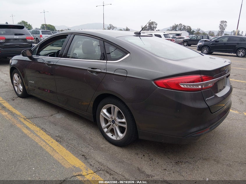 2018 Ford Fusion VIN 3FA6P0UU3JR278918 IAAI salvage auction — NORMAL WEAR, Sf97 (California), sold $9,700 on 2026-07-28 (photo 3)