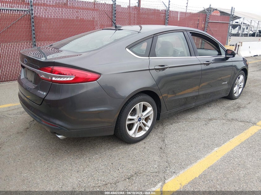 2018 Ford Fusion VIN 3FA6P0UU3JR278918 IAAI salvage auction — NORMAL WEAR, Sf97 (California), sold $9,700 on 2026-07-28 (photo 4)