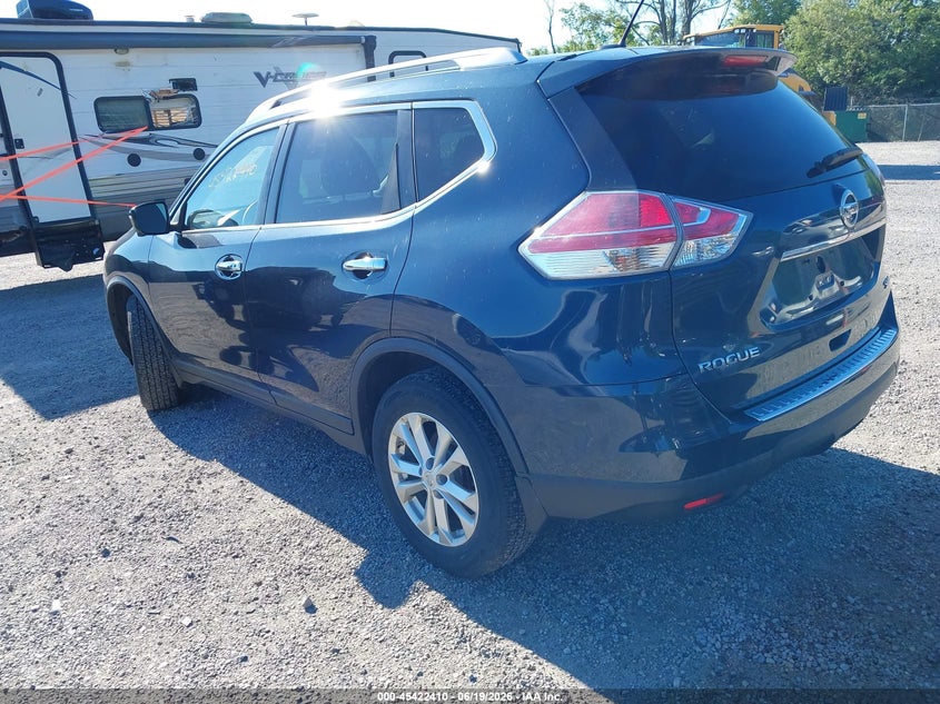 2016 Nissan Rogue VIN KNMAT2MV0GP621432 IAAI salvage auction — NORMAL WEAR, Salvage Title, sold $1,000 on 2026-07-28 (photo 3)