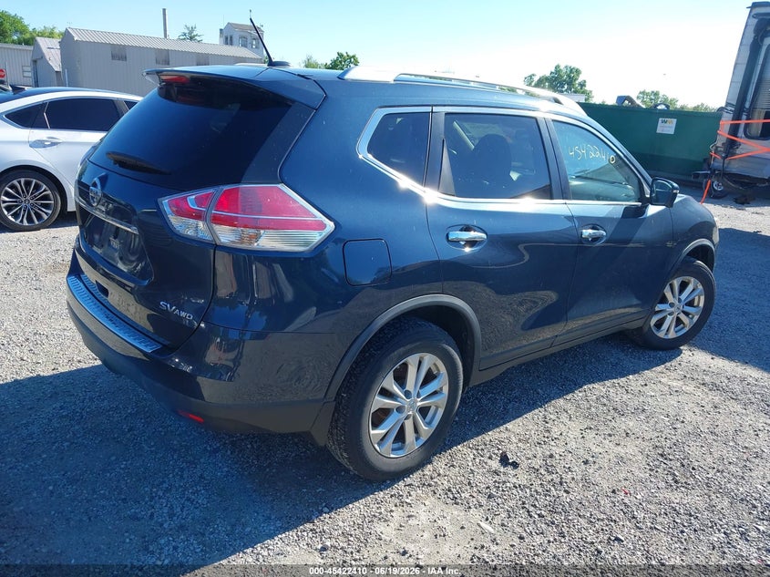 2016 Nissan Rogue VIN KNMAT2MV0GP621432 IAAI salvage auction — NORMAL WEAR, Salvage Title, sold $1,000 on 2026-07-28 (photo 4)