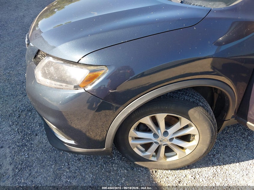 2016 Nissan Rogue VIN KNMAT2MV0GP621432 IAAI salvage auction — NORMAL WEAR, Salvage Title, sold $1,000 on 2026-07-28 (photo 6)