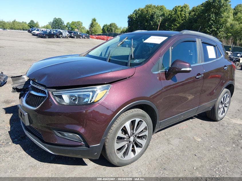 2017 Buick Encore VIN KL4CJFSB1HB208376 IAAI salvage auction — RIGHT FRONT, Salvage (Pennsylvania), sold $2,350 on 2026-07-14 (photo 2)