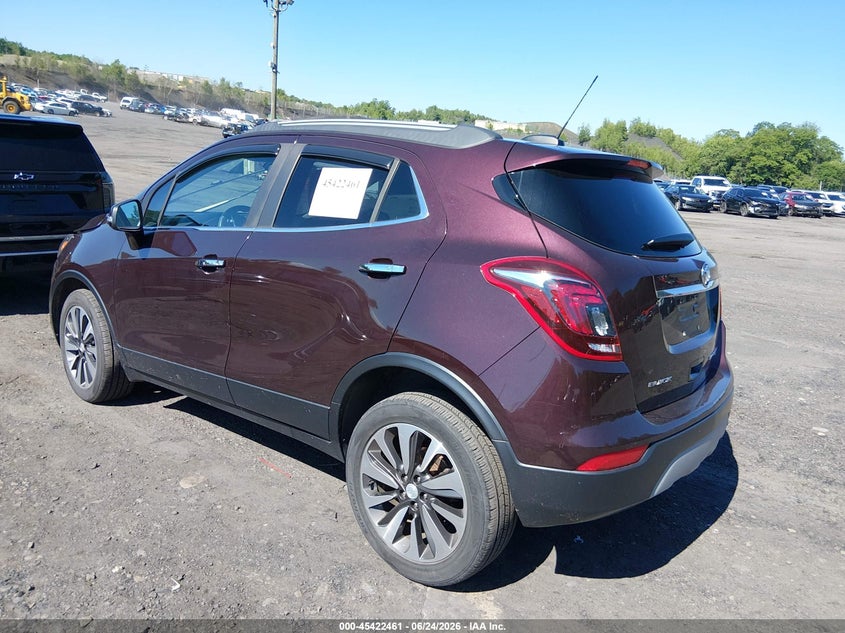 2017 Buick Encore VIN KL4CJFSB1HB208376 IAAI salvage auction — RIGHT FRONT, Salvage (Pennsylvania), sold $2,350 on 2026-07-14 (photo 3)