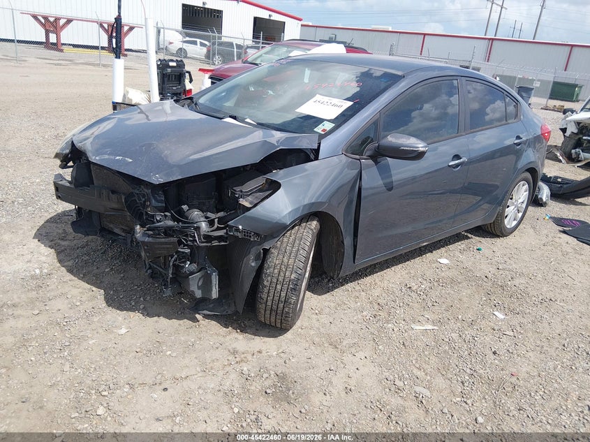 2015 Kia Forte VIN KNAFX4A6XF5274167 IAAI salvage auction — FRONT END, Salvage Title, sold $500 on 2026-07-29 (photo 2)