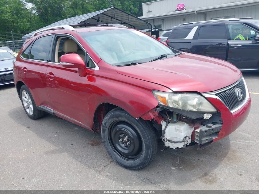 2011 Lexus Rx 350 VIN JTJZK1BA1B2005578 IAAI salvage auction — RIGHT FRONT, Salvage (Arizona), sold $1,100 on 2026-07-29 (photo 1)