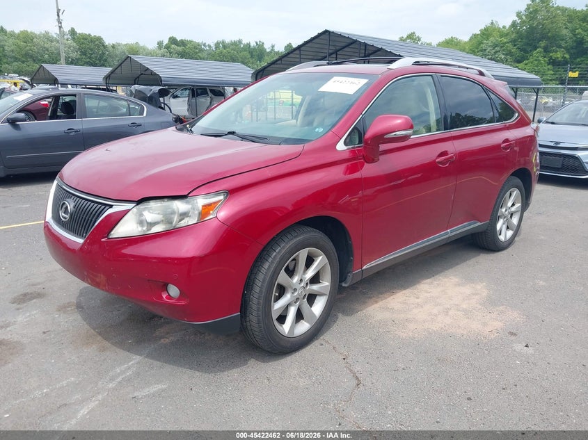 2011 Lexus Rx 350 VIN JTJZK1BA1B2005578 IAAI salvage auction — RIGHT FRONT, Salvage (Arizona), sold $1,100 on 2026-07-29 (photo 2)