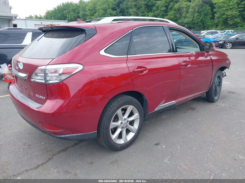 2011 Lexus Rx 350 VIN JTJZK1BA1B2005578 IAAI salvage auction — RIGHT FRONT, Salvage (Arizona), sold $1,100 on 2026-07-29 (photo 4)
