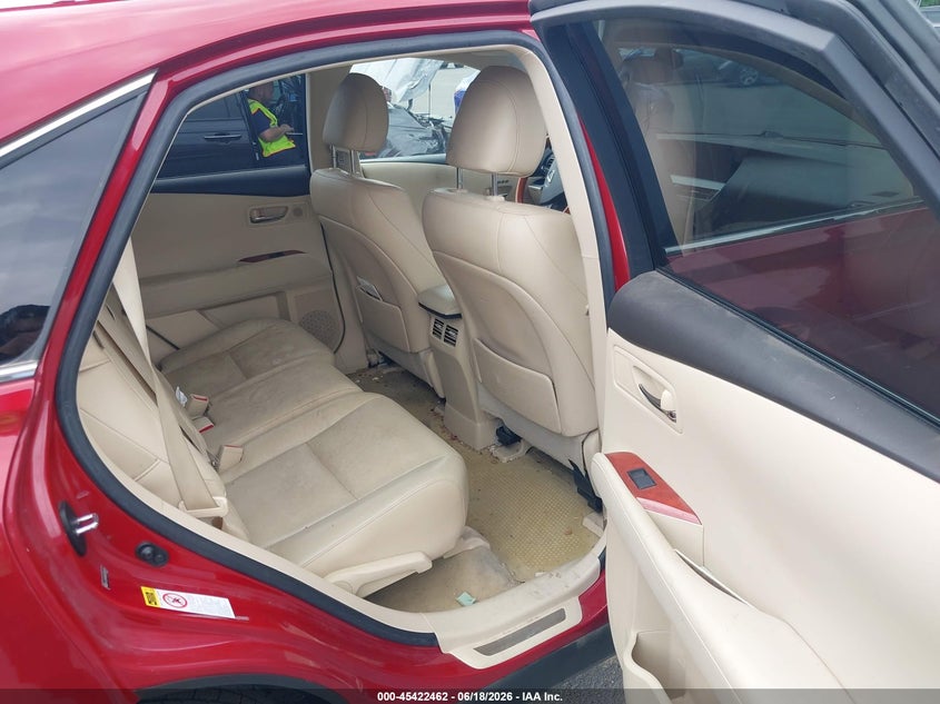 2011 Lexus Rx 350 VIN JTJZK1BA1B2005578 IAAI salvage auction — RIGHT FRONT, Salvage (Arizona), sold $1,100 on 2026-07-29 (photo 8)