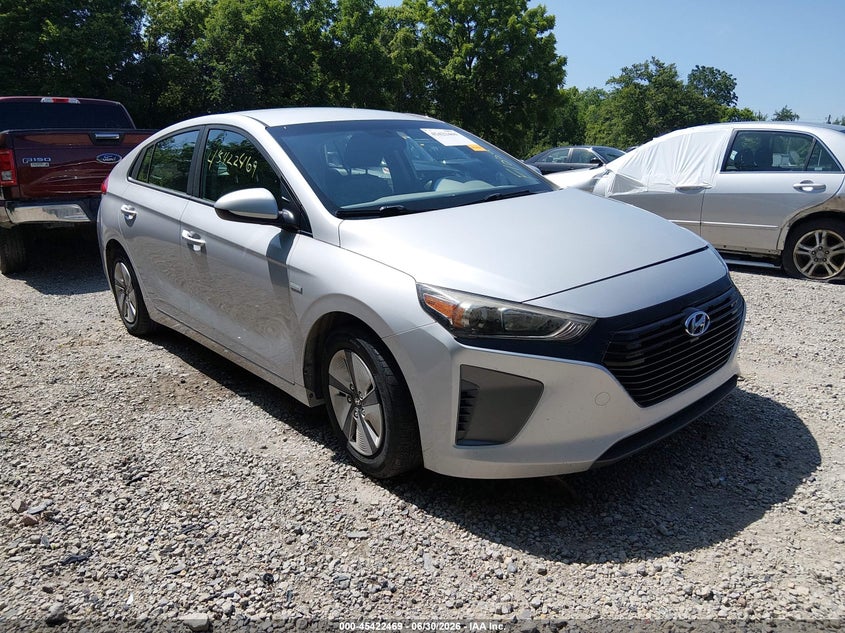 2018 Hyundai Ioniq VIN KMHC65LC1JU060325 IAAI salvage auction — WATER/FLOOD, Salvage (Ohio), sold $750 on 2026-07-14 (photo 1)