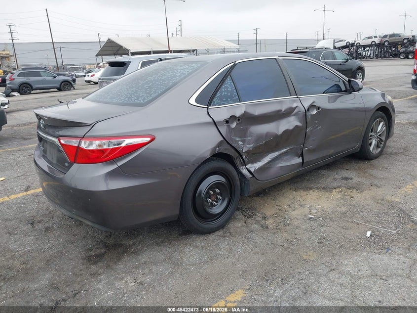 2016 Toyota Camry VIN 4T1BF1FK9GU548115 IAAI salvage auction — RIGHT SIDE, Salvage Title, sold $3,050 on 2026-07-28 (photo 4)