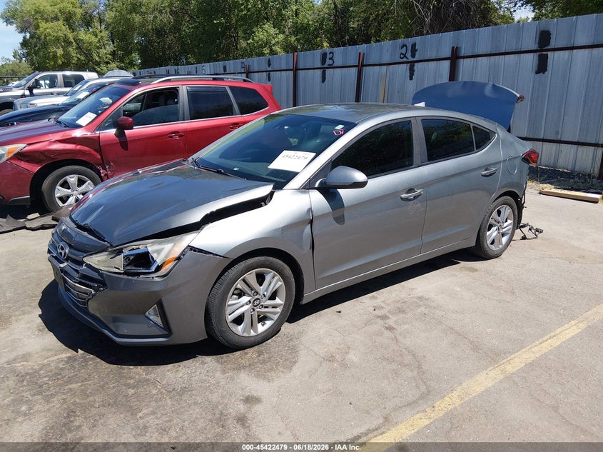 2019 Hyundai Elantra VIN KMHD84LF6KU794544 IAAI salvage auction — FRONT & REAR, Salvage (Utah), sold $1,600 on 2026-08-01 (photo 2)