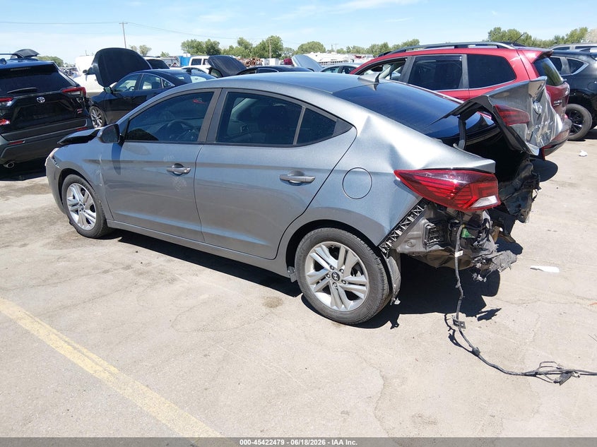 2019 Hyundai Elantra VIN KMHD84LF6KU794544 IAAI salvage auction — FRONT & REAR, Salvage (Utah), sold $1,600 on 2026-08-01 (photo 3)