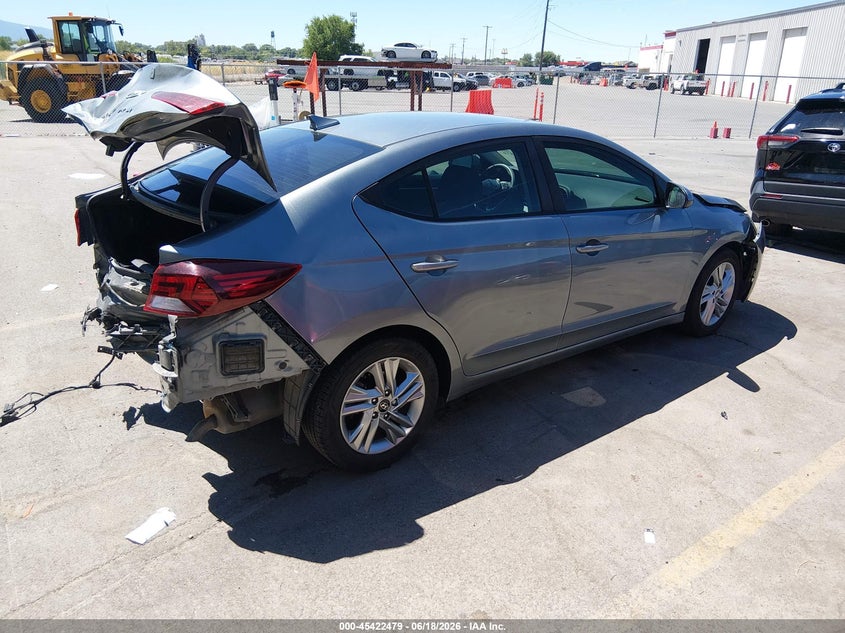 2019 Hyundai Elantra VIN KMHD84LF6KU794544 IAAI salvage auction — FRONT & REAR, Salvage (Utah), sold $1,600 on 2026-08-01 (photo 4)