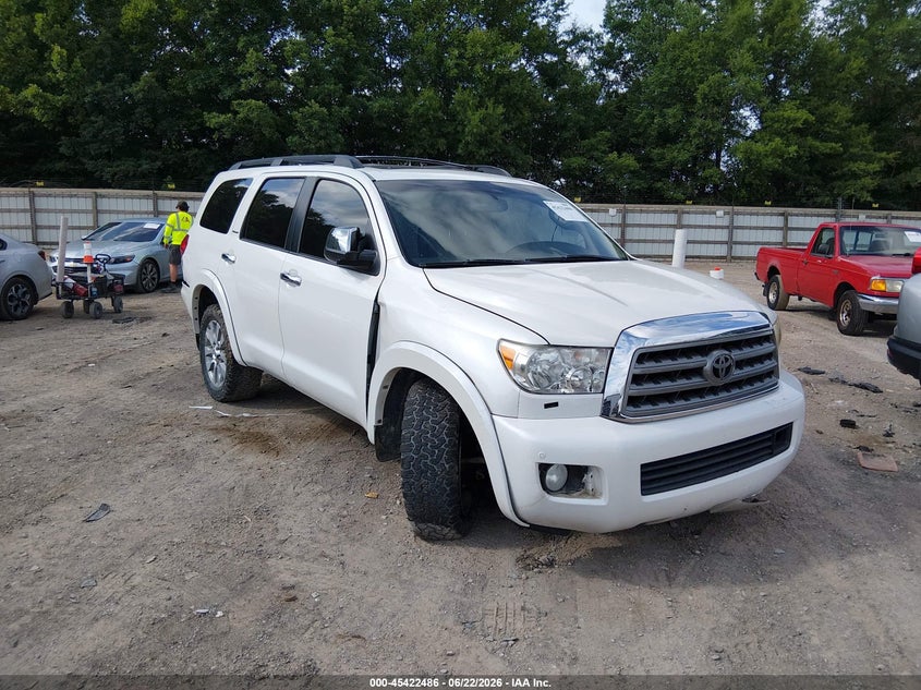 2010 Toyota Sequoia VIN 5TDDW5G13AS033228 IAAI salvage auction — REAR END, Salvage (Tennessee), sold $3,800 on 2026-07-09 (photo 1)