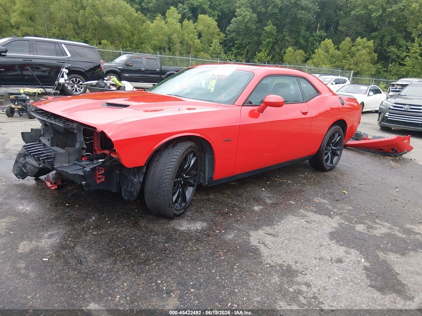 2018 Dodge Challenger VIN 2C3CDZBT1JH131548 IAAI salvage auction — FRONT END, Salvage (Mississippi), sold $4,400 on 2026-07-10 (photo 2)