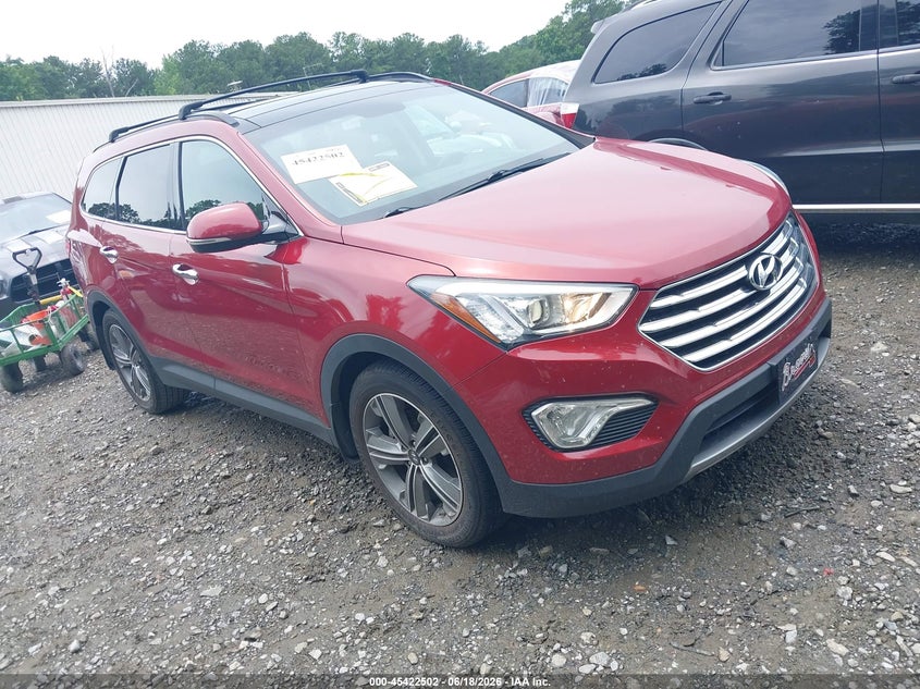 2014 Hyundai Santa fe VIN KM8SR4HF0EU072410 IAAI salvage auction — ALL OVER, Salvage (Georgia), sold $2,050 on 2026-07-21 (photo 1)