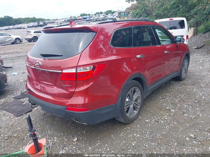 2014 Hyundai Santa fe VIN KM8SR4HF0EU072410 IAAI salvage auction — ALL OVER, Salvage (Georgia), sold $2,050 on 2026-07-21 (photo 4)