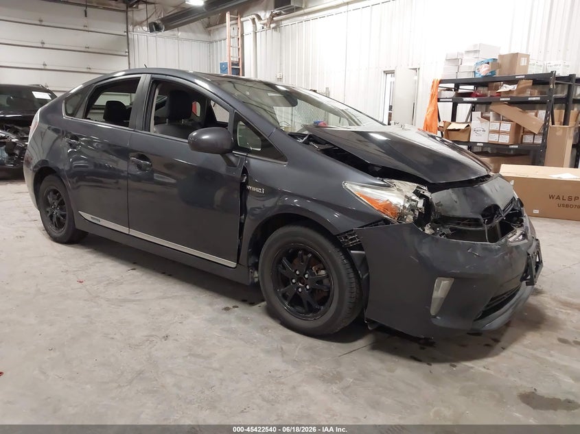 2012 Toyota Prius VIN JTDKN3DU7C1545233 IAAI salvage auction — FRONT END, Salvage (Iowa), sold $675 on 2026-07-21 (photo 1)