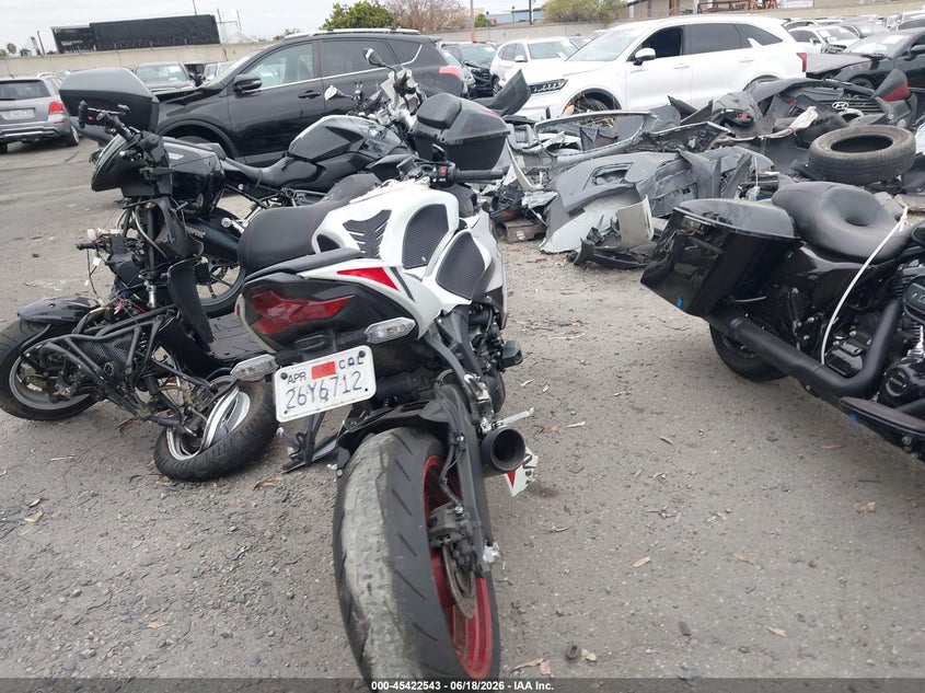 2025 Kawasaki Zx VIN JKBZXJJ17SA023214 IAAI salvage auction — FRONT END, Salvage Title, sold $25 on 2026-07-29 (photo 6)