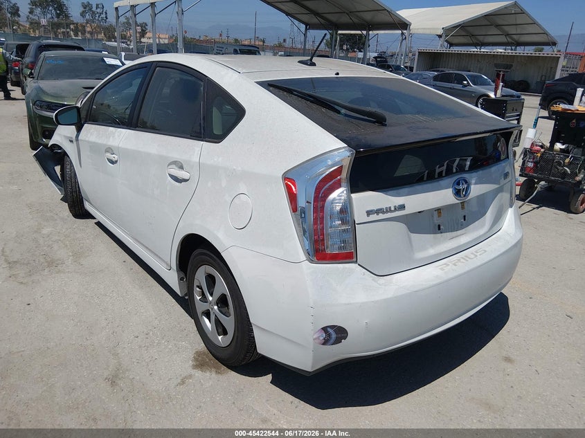 2014 Toyota Prius VIN JTDKN3DU2E1759632 IAAI salvage auction — FRONT END, Salvage (California), sold $2,550 on 2026-07-15 (photo 3)