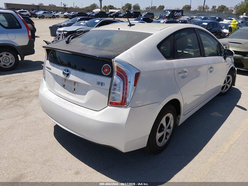 2014 Toyota Prius VIN JTDKN3DU2E1759632 IAAI salvage auction — FRONT END, Salvage (California), sold $2,550 on 2026-07-15 (photo 4)