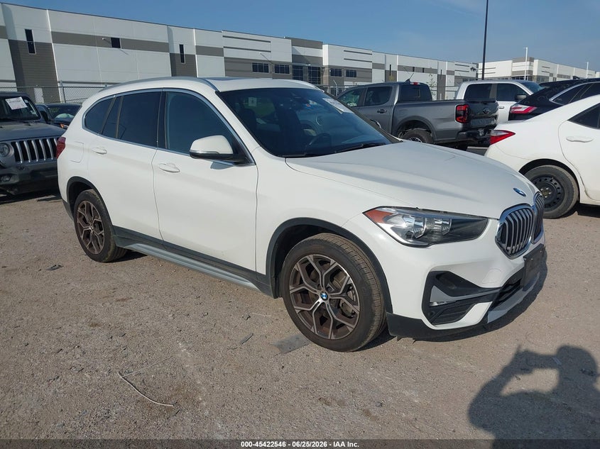 2020 BMW X1 VIN WBXJG7C04L3L81684 IAAI salvage auction — SIDE, Salvage Title, sold $6,200 on 2026-08-02 (photo 1)