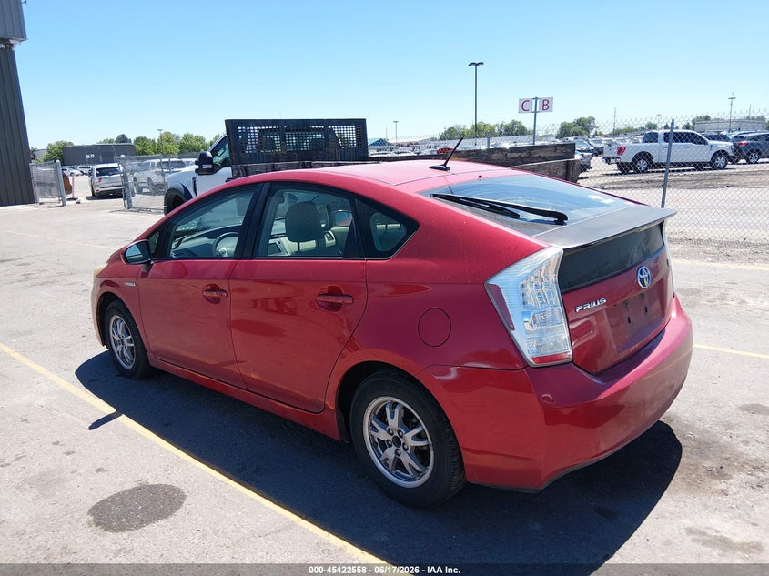 2011 Toyota Prius VIN JTDKN3DU4B0261384 IAAI salvage auction — NORMAL WEAR, Clear (Washington), sold $750 on 2026-07-24 (photo 3)