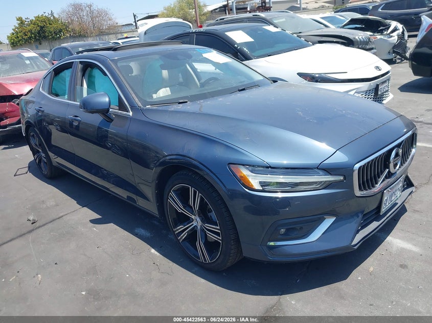 2019 Volvo S60 VIN 7JR102FL1KG003650 IAAI salvage auction — REAR END, Salvage Title, sold $2,975 on 2026-07-22 (photo 1)