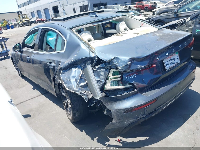 2019 Volvo S60 VIN 7JR102FL1KG003650 IAAI salvage auction — REAR END, Salvage Title, sold $2,975 on 2026-07-22 (photo 3)