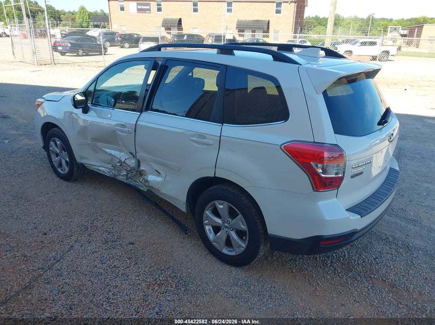 2016 Subaru Forester VIN JF2SJAHCXGH501226 IAAI salvage auction — SIDE, Salvage Title, sold $3,650 on 2026-07-31 (photo 3)