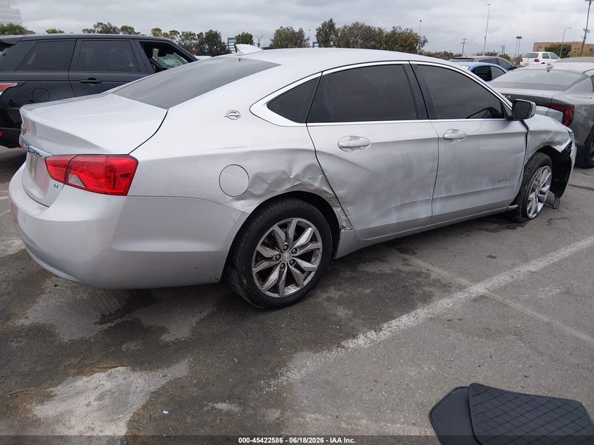 2017 Chevrolet Impala VIN 2G1105S30H9182284 IAAI salvage auction — RIGHT FRONT, Salvage Title, sold $1,300 on 2026-07-27 (photo 4)