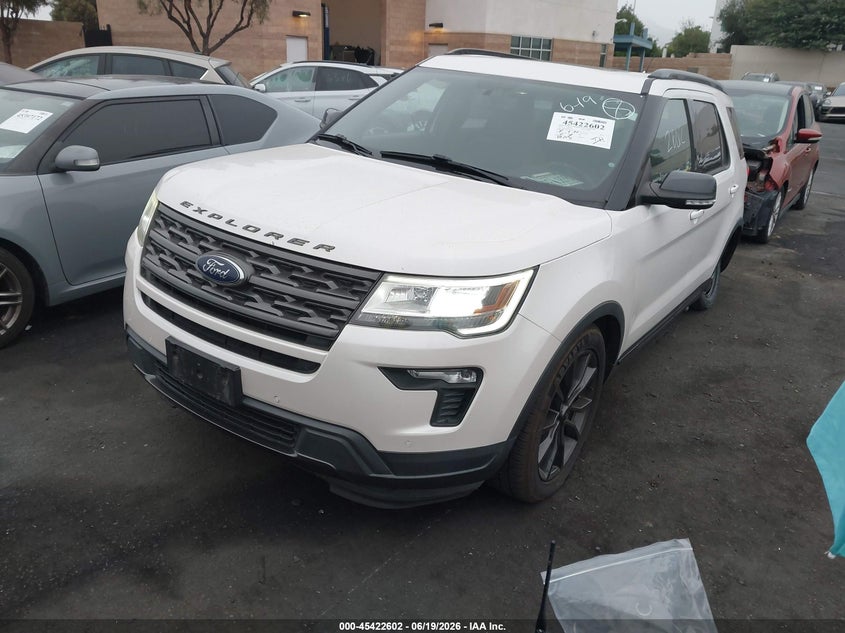 2018 Ford Explorer VIN 1FM5K7D84JGA80528 IAAI salvage auction — LEFT REAR, Salvage Title, sold $2,250 on 2026-07-24 (photo 2)