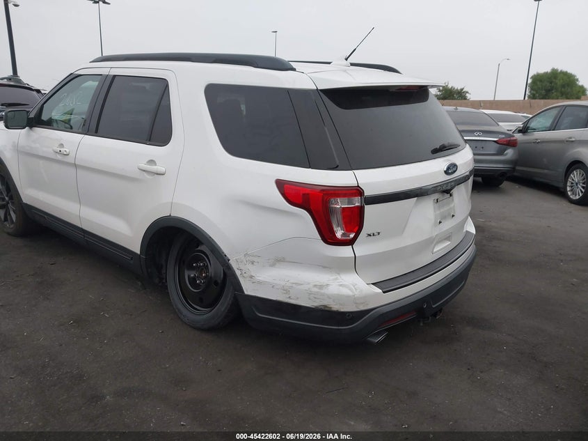 2018 Ford Explorer VIN 1FM5K7D84JGA80528 IAAI salvage auction — LEFT REAR, Salvage Title, sold $2,250 on 2026-07-24 (photo 3)