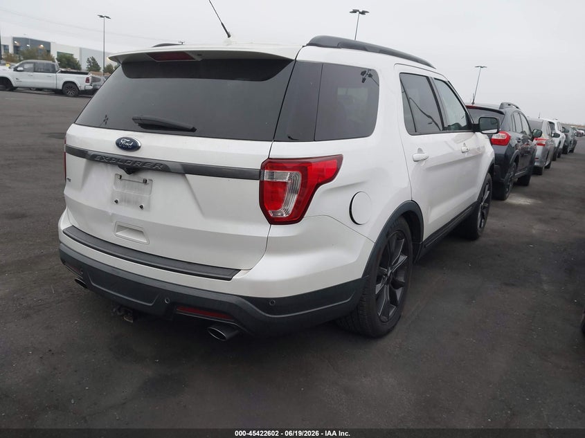 2018 Ford Explorer VIN 1FM5K7D84JGA80528 IAAI salvage auction — LEFT REAR, Salvage Title, sold $2,250 on 2026-07-24 (photo 4)