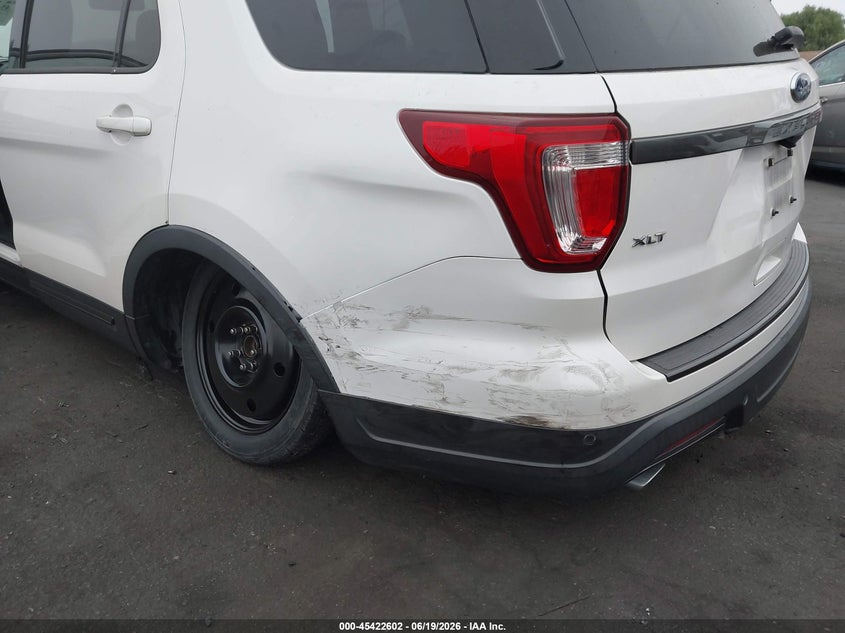 2018 Ford Explorer VIN 1FM5K7D84JGA80528 IAAI salvage auction — LEFT REAR, Salvage Title, sold $2,250 on 2026-07-24 (photo 6)