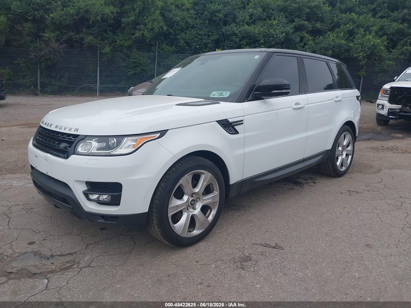 2015 Land rover Range rover sport VIN SALWR2VF6FA523303 IAAI salvage auction — UNKNOWN, Salvage (Pennsylvania), sold $3,575 on 2026-07-10 (photo 2)