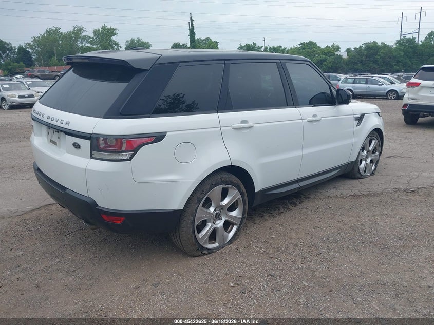 2015 Land rover Range rover sport VIN SALWR2VF6FA523303 IAAI salvage auction — UNKNOWN, Salvage (Pennsylvania), sold $3,575 on 2026-07-10 (photo 4)