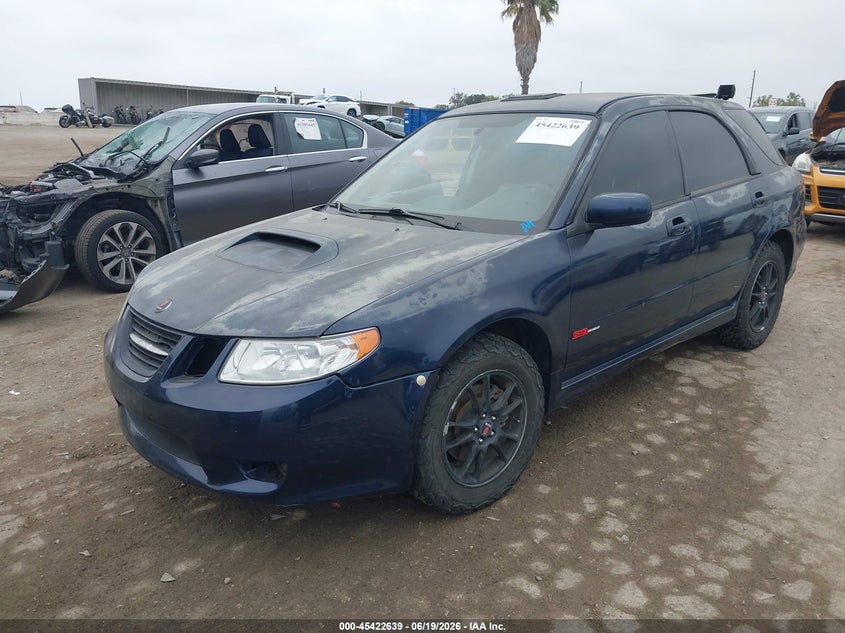 2005 Saab 9-2 VIN JF4GG22695G051284 IAAI salvage auction — RIGHT SIDE, Salvage (California), sold $250 on 2026-07-15 (photo 2)