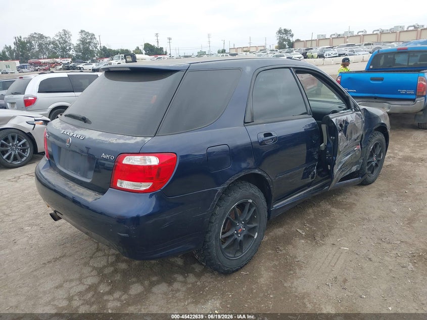 2005 Saab 9-2 VIN JF4GG22695G051284 IAAI salvage auction — RIGHT SIDE, Salvage (California), sold $250 on 2026-07-15 (photo 4)